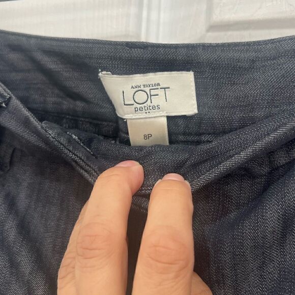 Anne Taylor Loft wide legs trouser petite size 8 - Picture 7 of 11